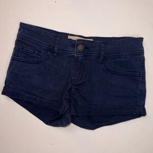 Hollister Short Short Low Rise Navy Blue